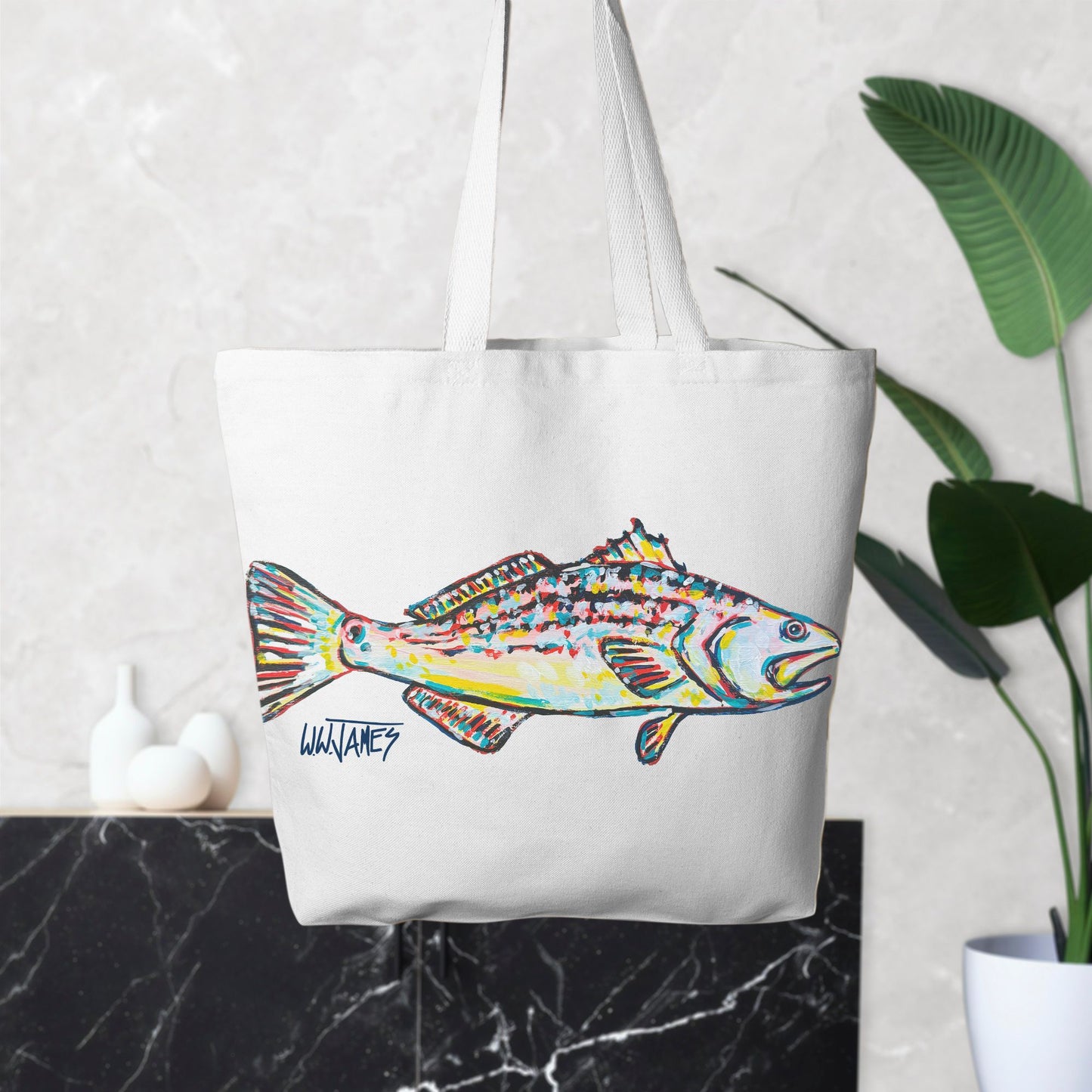 Spottail Bass - Oversized Tote